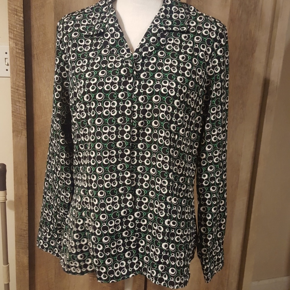 🔥Geo print blouse